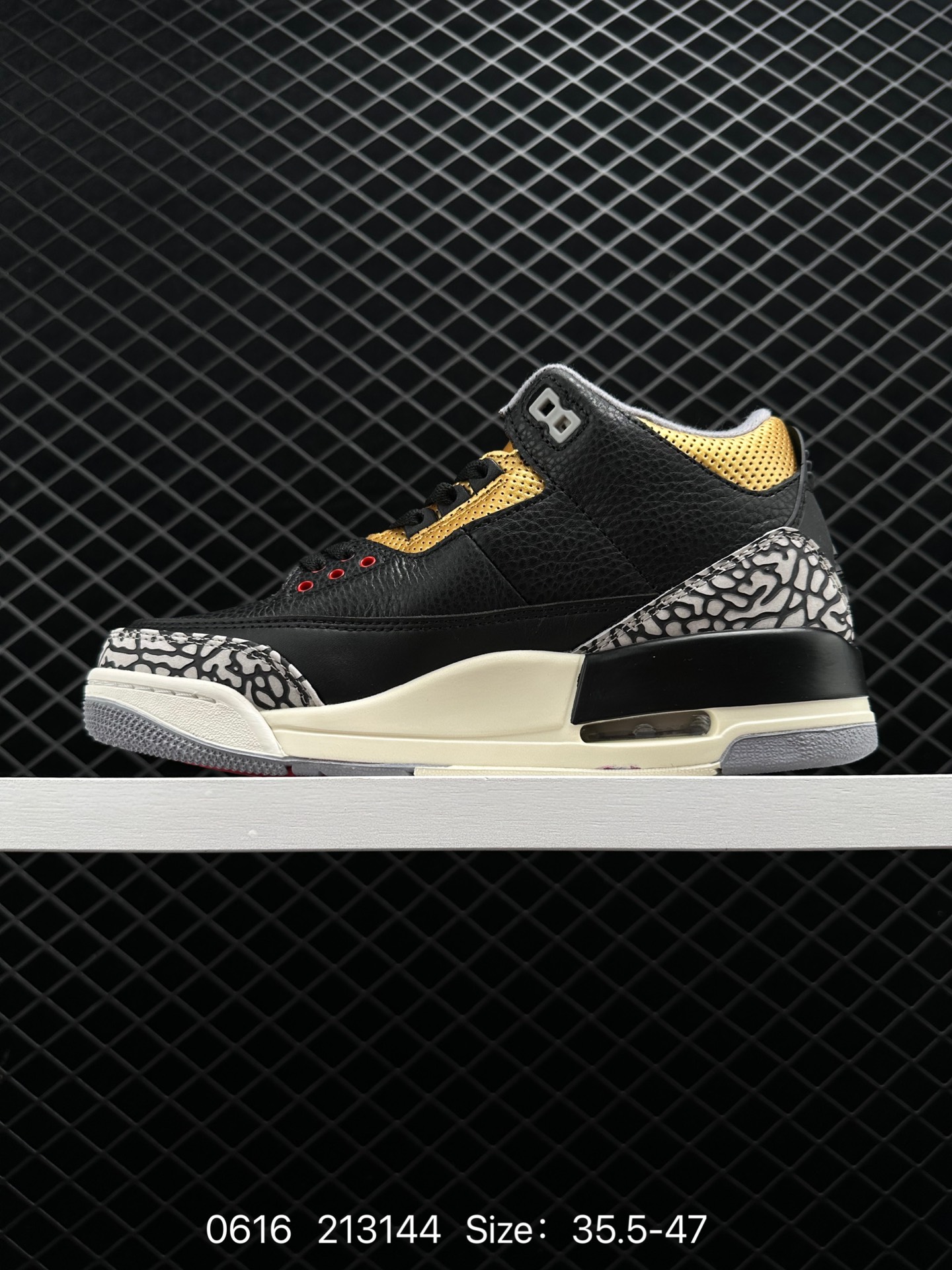 Air Jordan 3 WMNS “Black Gold”